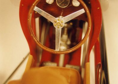 A close-up of the dash in Will’s #3 car.