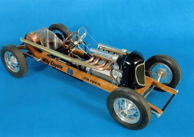 The Wily Coyote #19 car.