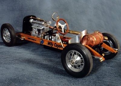 The Wily Coyote #19 car.