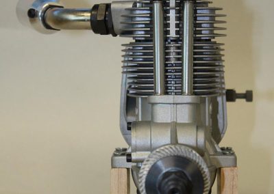 The O.S. FS-120S-SP supercharged engine.
