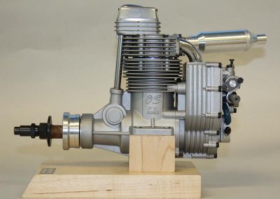 The O.S. FS-120S-SP supercharged engine.