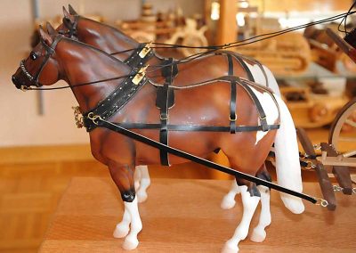 Mr. Reznik’s model of a Wells Fargo stagecoach