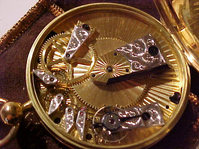 Finished Watch A look inside George’s finished handmade watch.