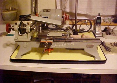 A Swiss precision 10 mm Schoublin lathe.