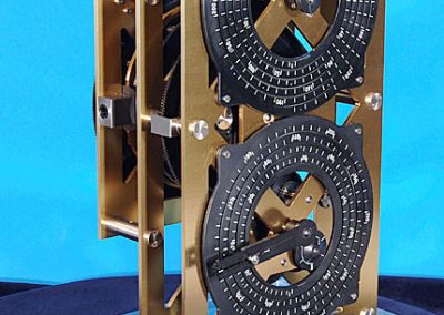 The partially assembled mechanism.