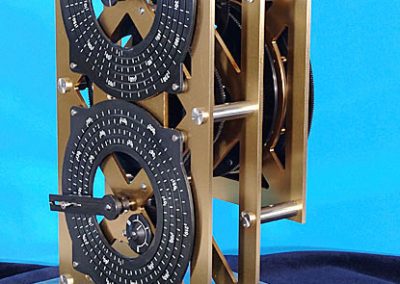 The partially assembled mechanism.