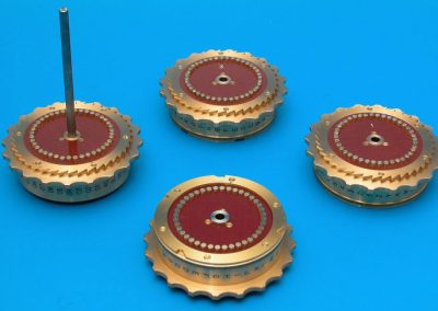 Each wheel for the cryptograph consists of 509 parts.