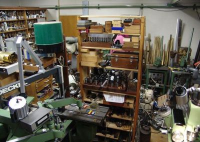 Tatjana's home workshop.