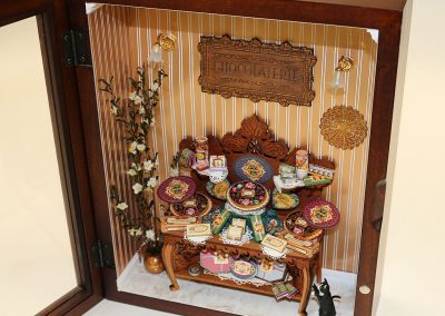 This miniature, titled, “Decisions, Decisions” was built by Debi Cerone.