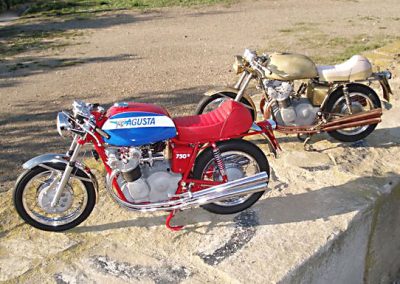The 1/5 scale MV Agusta model.