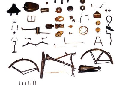 Components for Pere's 1/6 scale Guzzi 65 model.