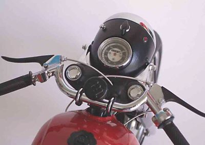 A closer look at the Montesa Impala dash.