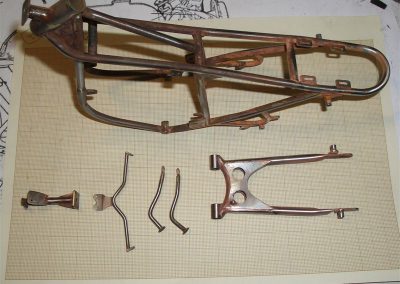 Starting out on the scale frame.