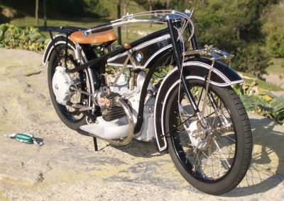 Pere’s finished 1/5 scale BMW R32 model.