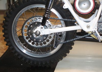 Pere's 1/5 scale Montesa Cappra nearing completion.