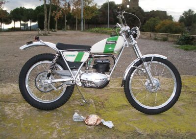 The finished 1/5 scale OSSAA trial bike.