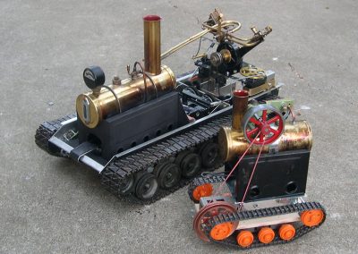The larger Steam Tank is joined by one of I-Wei's earlier versions.