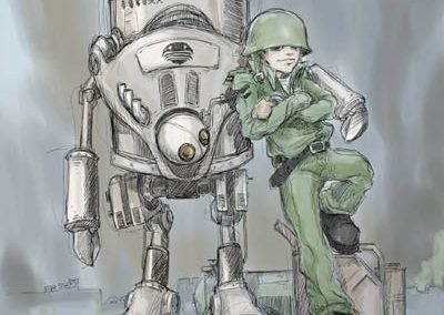 A concept drawing made by I-Wei.