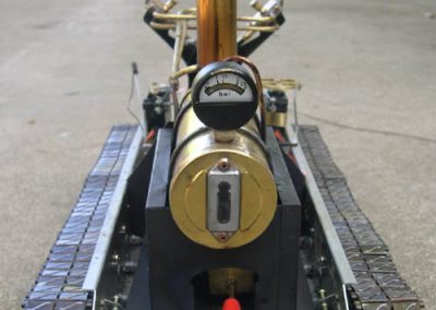 A front view of the Steam Tank.