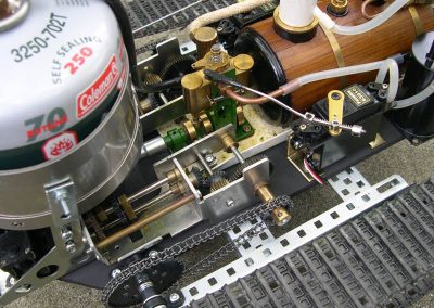 A close-up reveals some of the internal components.