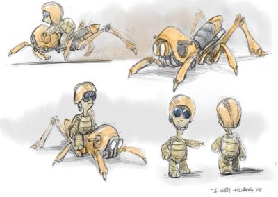 A concept drawing made by I-Wei.