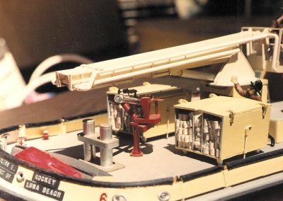 This Luna Beach FD fire boat was based on the 1964 Los Angeles FD fire boat No. 4.