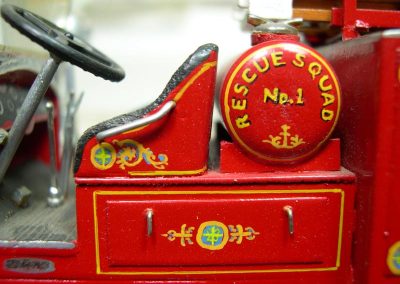 Seagrave rescue car detail.