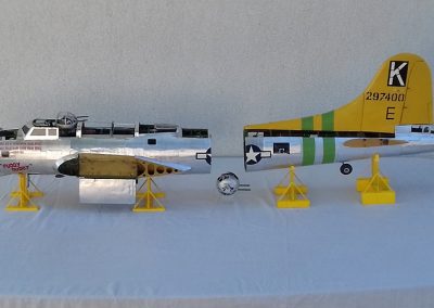 After ten years of construction, Martin Foster finished his impressive 1/20 scale B-17G Fuddy Duddy fuselage.
