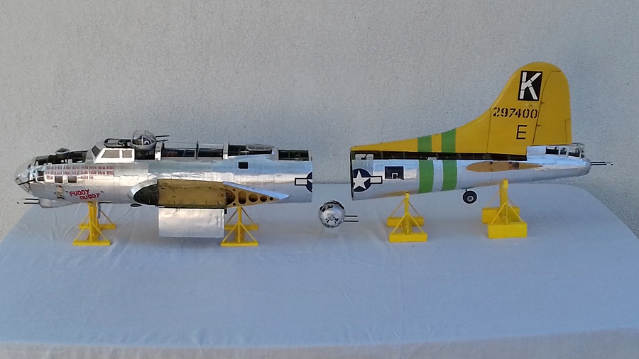 1/20 Scale Scratch-Built B-17G Fuselage
