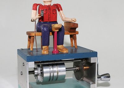 This animated figure is called, "The Shoemaker."
