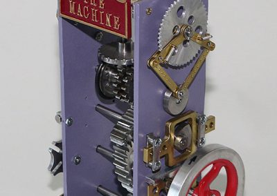 The Machine demonstrates all kinds of geared motion.