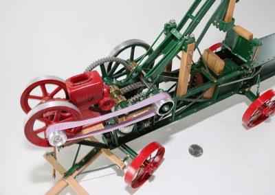 A scale model Ann Arbor hay press.
