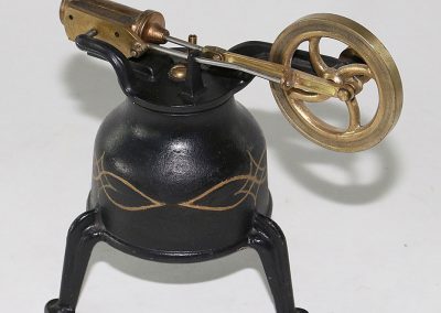 This small scale engine was modeled after the J&E Stevens Frisbee toy engine.