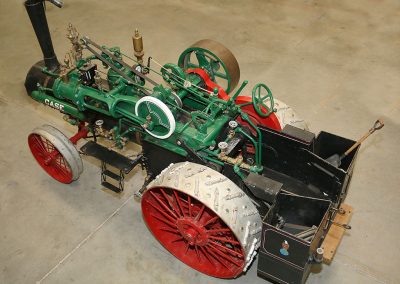 Birk completed his 1/4 scale Case 65 hp steam tractor in 1982.