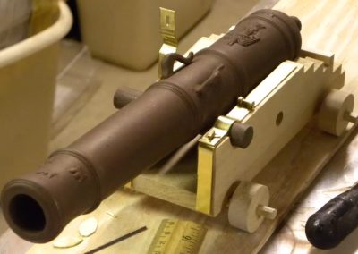 A 1/10 scale Vasa cannon.