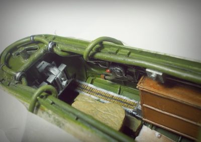 More details from the Cheyenne tail turret construction.