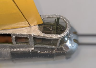 An overhead view of the Cheyenne tail turret.