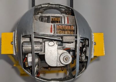 The finished 1/20 scale ball turret.