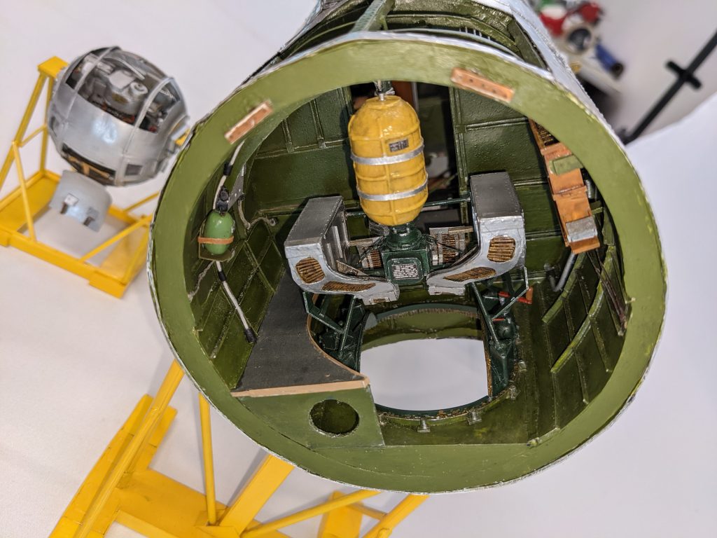 Another look into the B-17G fuselage.