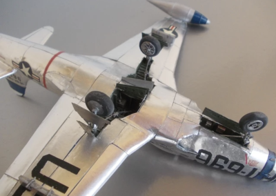 Martin's finished 1/48 scale F-80 Shooting Star.