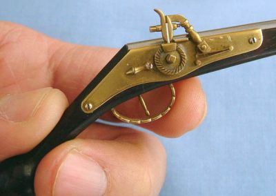 Xu Yan's 1/6 scale British wheel lock pistol.
