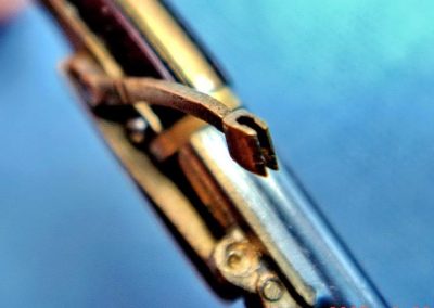 Xu Yan's 1/14 scale Japanese matchlock pistol.
