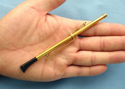 Xu Yan's 1/7 scale Italian Imperial Guard matchlock rifle.