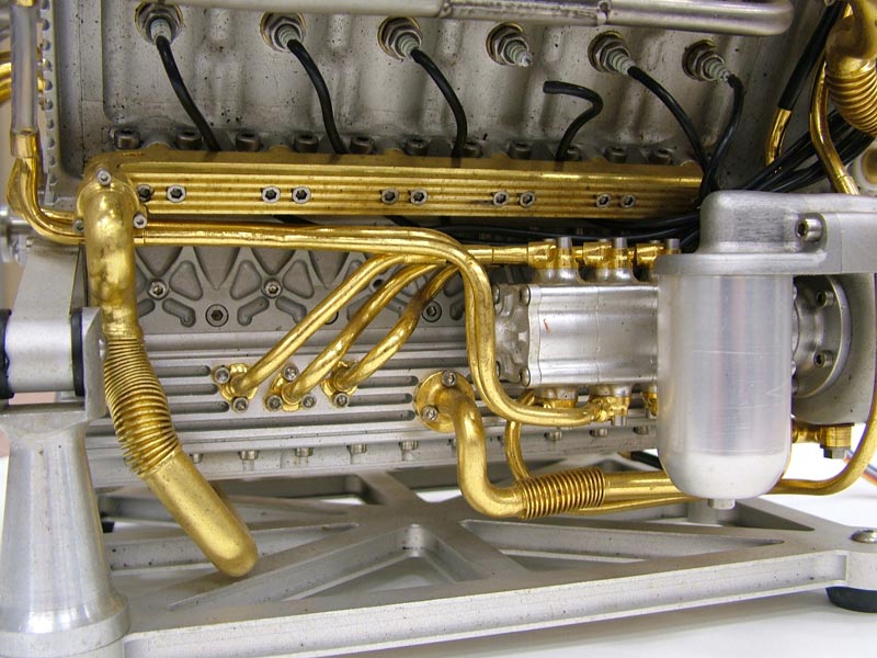 Napier Deltic Engine A close-up detail of the finished Deltic engine.