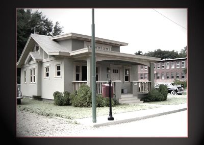 The bungalow house used for a scene in Elgin Park.