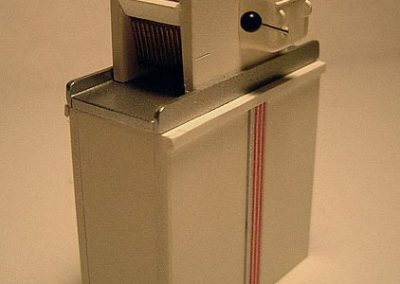 Michael’s handmade miniature bread slicer for a bakery.