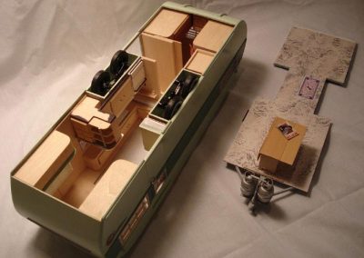 Michael's scale model Spartanette house trailer.