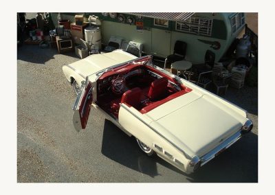 A high angle was used for this '62 T-bird.