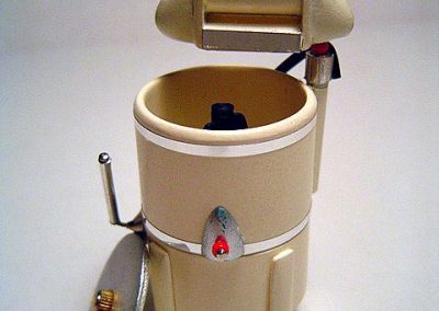 A tiny scale model wringer washer for one of Michael’s model homes.