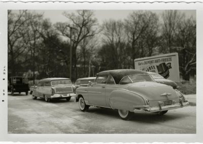 Another angle of one of Michael’s winter street scenes.